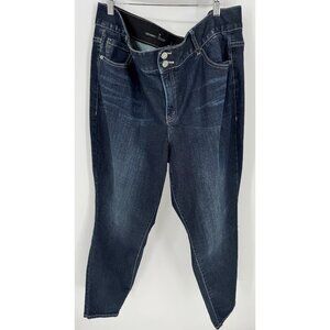 Lane Bryant Women's Skinny Stretch Jeans Dark Wash Size 22